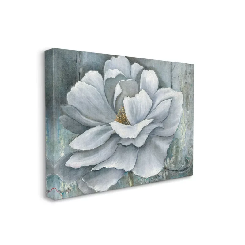 Blue Flower Bloom Painting