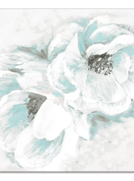 White Flowers 20 x 20 Canvas Wall Art