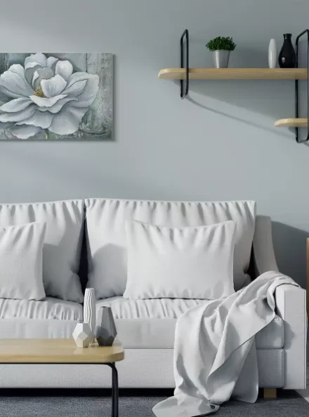 Blue Flower Bloom Painting - Image 2